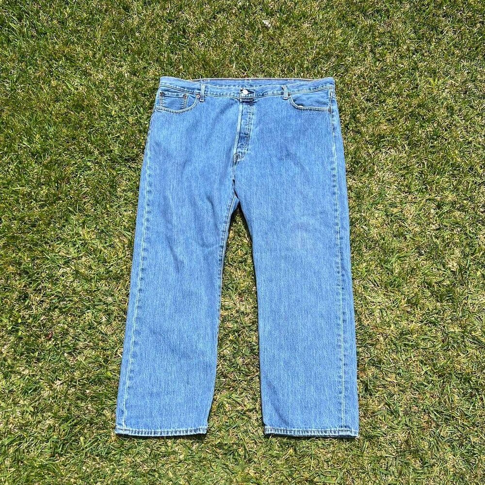 Levi’s 501 44 by 30 straight leg relaxed fit jeans